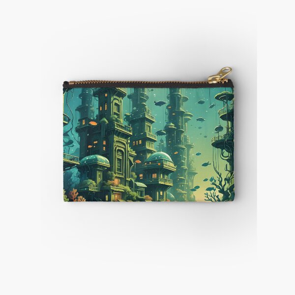 Item preview, Underwater City Bioshock Aesthetic Submerged Deep Sea Neighborhood  designed and sold by RelinCreates.