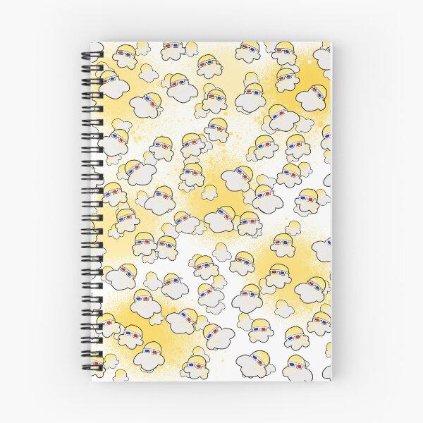 Item preview, 3D Popcorn Party Pattern - Retro Movie Snack Illustration designed and sold by TheArtOfTreble.