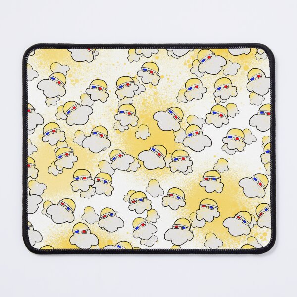 Item preview, 3D Popcorn Party Pattern - Retro Movie Snack Illustration designed and sold by TheArtOfTreble.