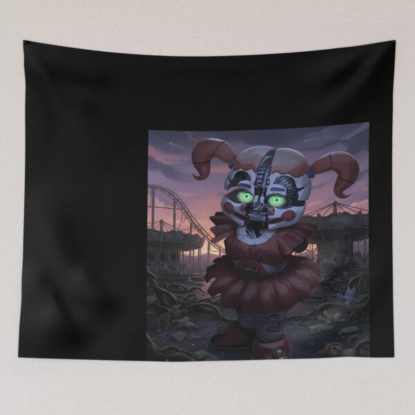 Item preview, Scary Circus Baby in Abandoned Amusement Park designed and sold by DeBrainstore.