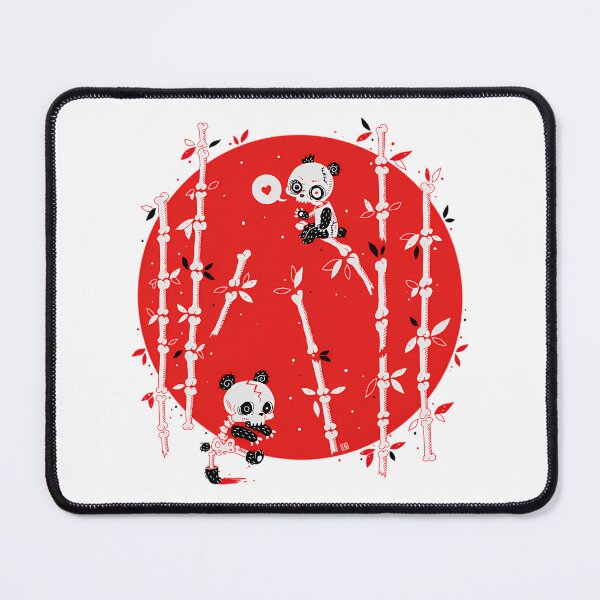 Item preview, Zombie Pandas Spooky Halloween Art designed and sold by hvwajkwe46.