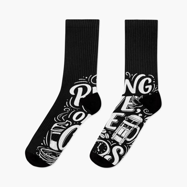 Item preview, Running on Love, Coffee, and Chaos designed and sold by DeBrainstore.