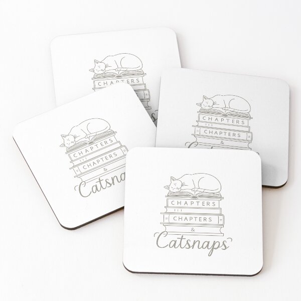 Item preview, Chapters & Catnaps Minimalist Cat Line Art – Book Lover Aesthetic Design designed and sold by trendplusco.