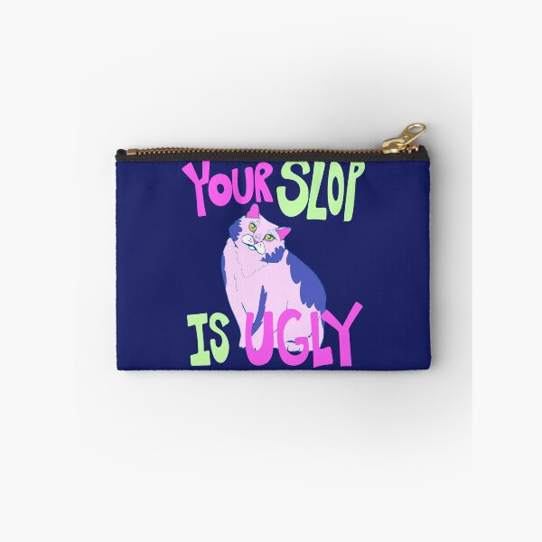Item preview, Your Slop is Ugly - Anti AI - AI Protest Cat Art designed and sold by crestfallenmermaid.