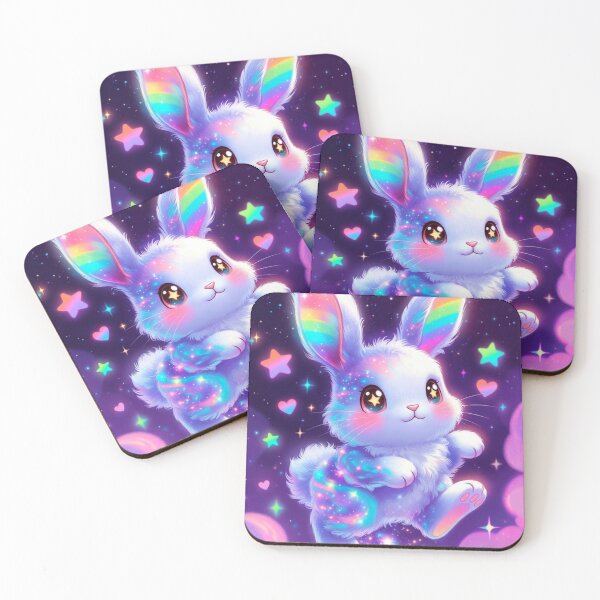 Item preview, Rainbow Galaxy Bunny Sparkle designed and sold by CoquetteLunaCo.