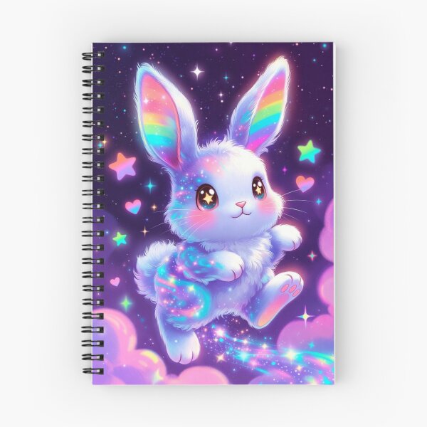Item preview, Rainbow Galaxy Bunny Sparkle designed and sold by CoquetteLunaCo.
