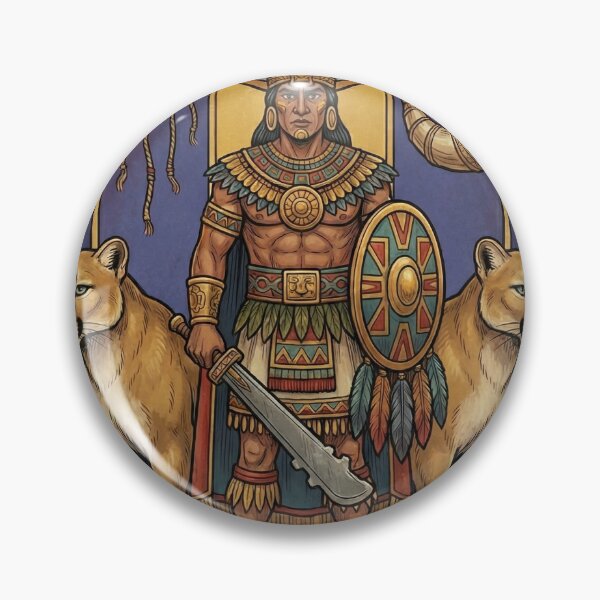 Item preview, Inca Warrior Protector under the Starry Moon designed and sold by HANANTI.