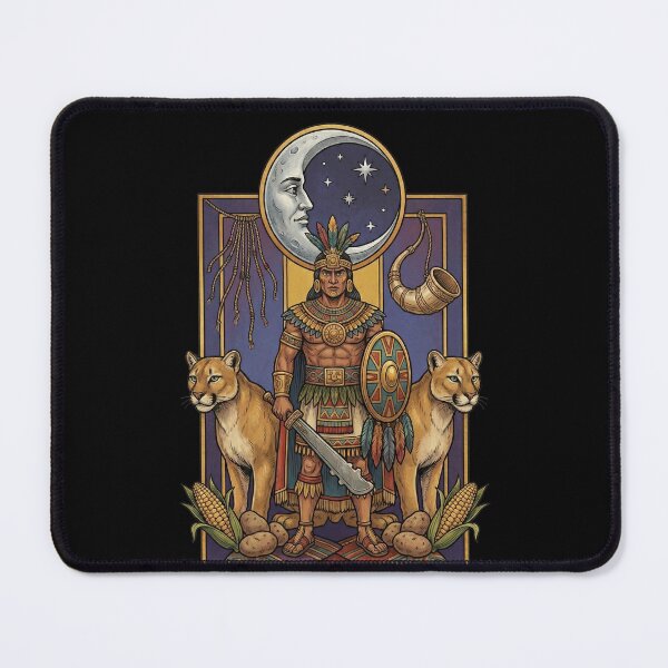 Item preview, Inca Warrior Protector under the Starry Moon designed and sold by HANANTI.