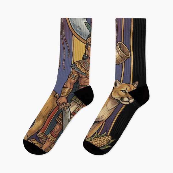 Item preview, Inca Warrior Protector under the Starry Moon designed and sold by HANANTI.