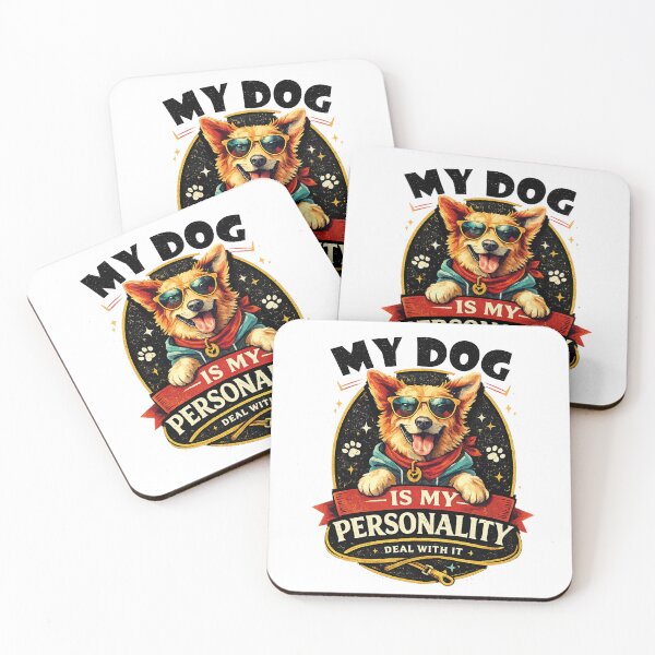 Item preview, Dog Mom - My Dog Is My Personality – Funny Dog Lover Quote Design for Pet Parents designed and sold by EvolvCustoms.