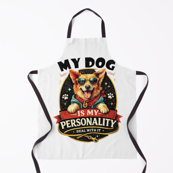 Item preview, Dog Mom - My Dog Is My Personality – Funny Dog Lover Quote Design for Pet Parents designed and sold by EvolvCustoms.
