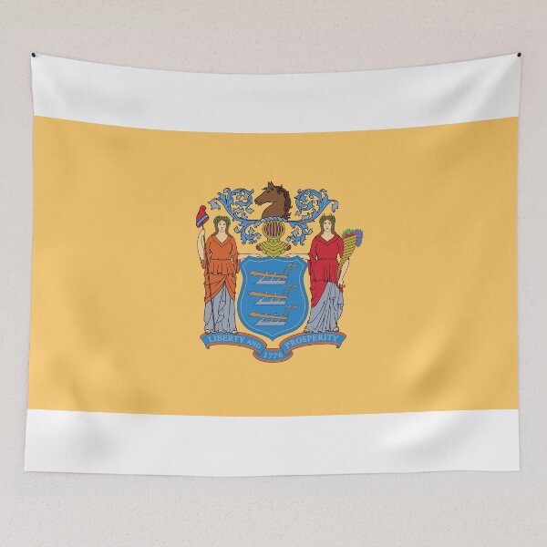Item preview, New Jersey State Flag - Garden State & Revolutionary Heritage designed and sold by NTGUILTY.