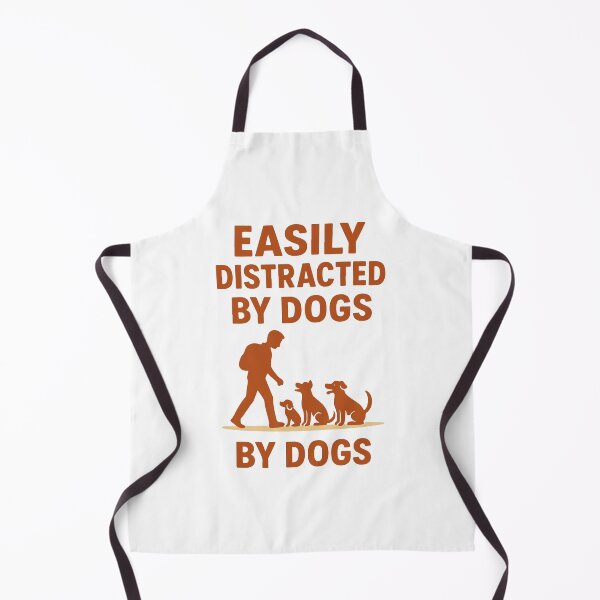 Item preview, Dog Lover - Easily Distracted By Dogs – Funny Dog Lover Gift Design designed and sold by EvolvCustoms.