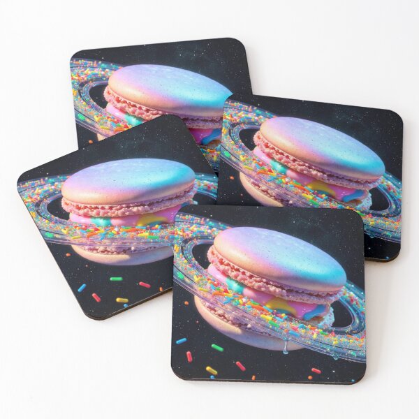 Item preview, Galaxy Macaron Rainbow Drip designed and sold by CoquetteLunaCo.