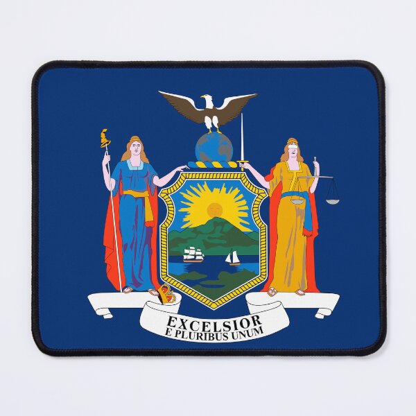 Item preview, New York State Flag - Empire State & Excelsior Pride Heritage designed and sold by NTGUILTY.
