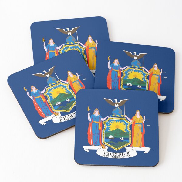 Item preview, New York State Flag - Empire State & Excelsior Pride Heritage designed and sold by NTGUILTY.
