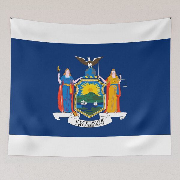 Item preview, New York State Flag - Empire State & Excelsior Pride Heritage designed and sold by NTGUILTY.