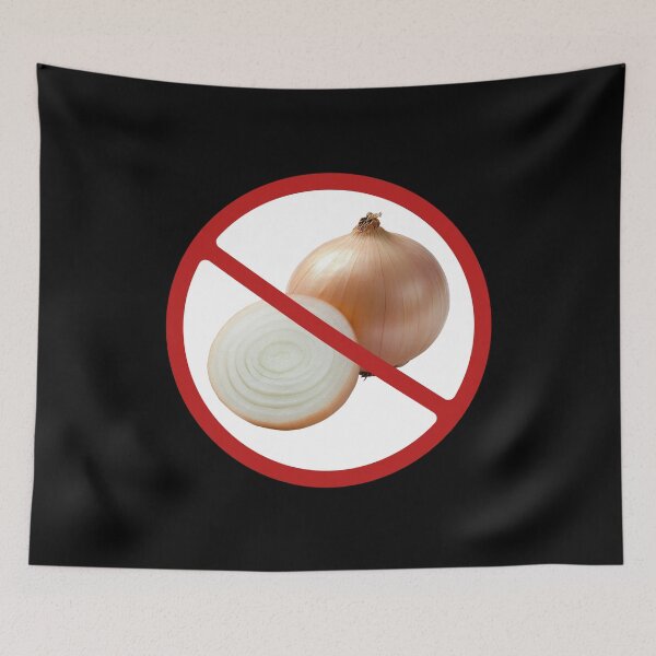 Item preview, Prohibited Sign Onions, Allergic, Signage, Novelty Sign designed and sold by AASparksDesigns.