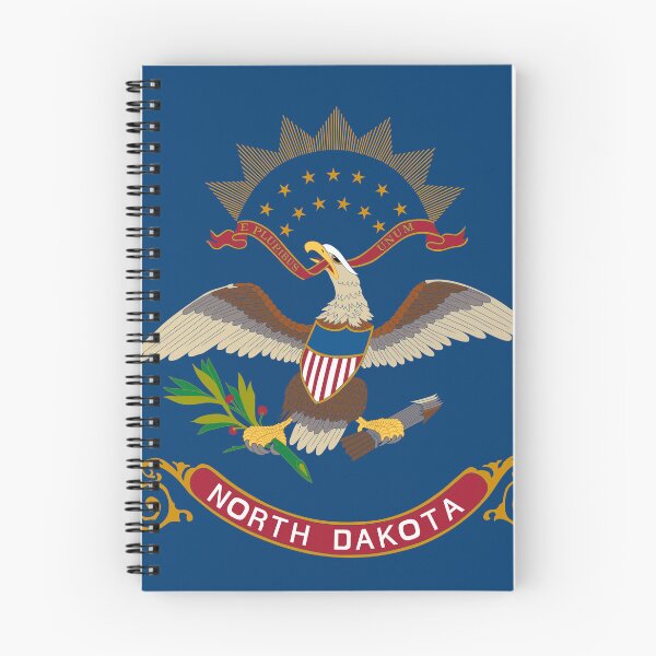 Item preview, North Dakota State Flag - Peace Garden State & Prairie Eagle Pride designed and sold by NTGUILTY.