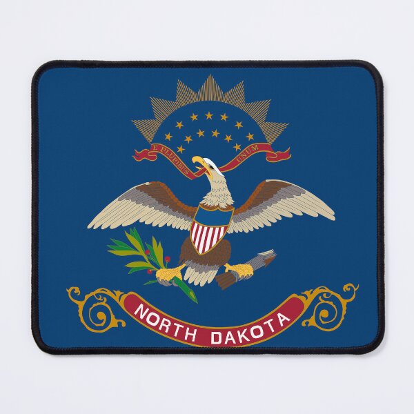 Item preview, North Dakota State Flag - Peace Garden State & Prairie Eagle Pride designed and sold by NTGUILTY.