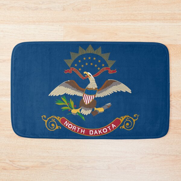 Item preview, North Dakota State Flag - Peace Garden State & Prairie Eagle Pride designed and sold by NTGUILTY.