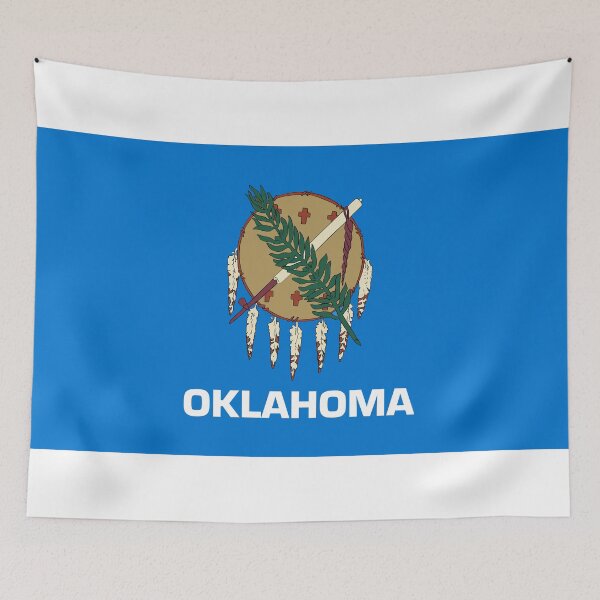 Item preview, Oklahoma State Flag - Sooner State & Native American Heritage designed and sold by NTGUILTY.