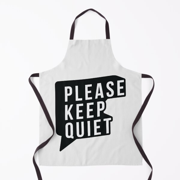 Item preview, Please Keep Quiet - Minimalist Modern Focus & Productivity Quote designed and sold by Miniature Store.