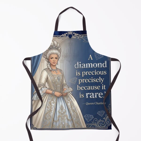 Artikelvorschau, Ein Diamant ist selten – Zitat von Königin Charlotte Regal Bridgerton entworfen und verkauft von Fandom Universe.