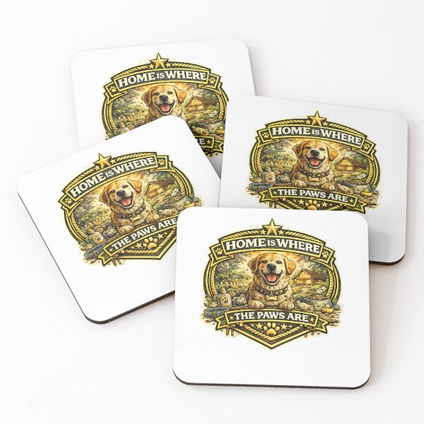 Item preview, Home Is Where the Paws Are designed and sold by Throwing-Corn.
