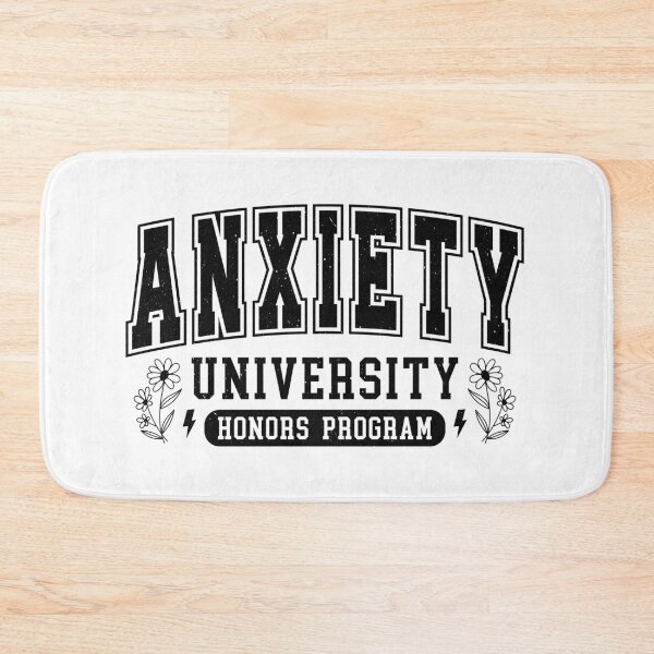 Item preview, Anxiety University – Honors Program | Funny College Mental Health Design designed and sold by AgnieszkaTees.