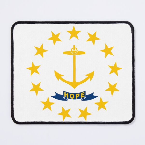 Item preview, Rhode Island State Flag - Ocean State & Golden Anchor Hope Pride designed and sold by NTGUILTY.