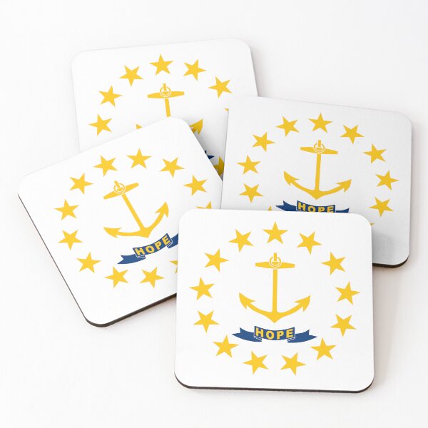 Item preview, Rhode Island State Flag - Ocean State & Golden Anchor Hope Pride designed and sold by NTGUILTY.