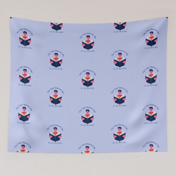 Item preview, The Only Drama I Like (A) Funny Bookworm designed and sold by Sachie's Studio.