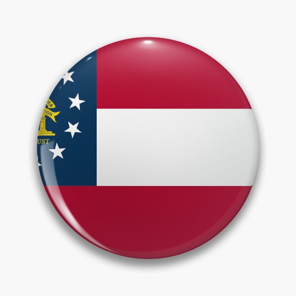 Item preview, Georgia State Flag - Peach State & Wisdom, Justice, Moderation Pride designed and sold by NTGUILTY.