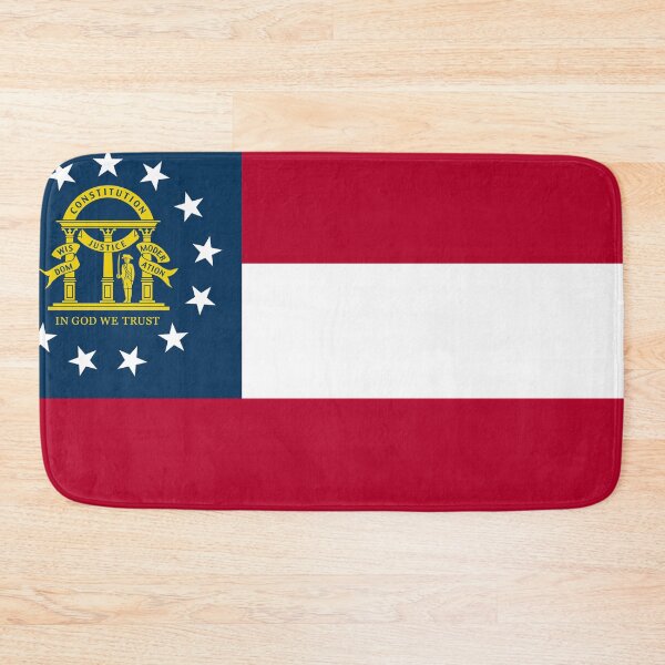 Item preview, Georgia State Flag - Peach State & Wisdom, Justice, Moderation Pride designed and sold by NTGUILTY.