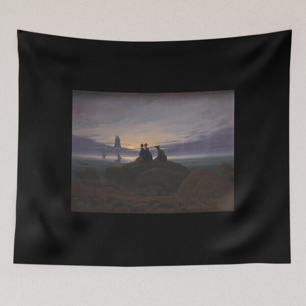 Item preview, Moon Rising Over The Sea Friedrich designed and sold by bapdhjtvrf38.