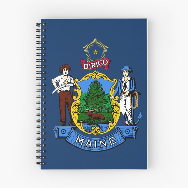 Item preview, Maine State Flag - Pine Tree State & Dirigo Heritage Pride designed and sold by NTGUILTY.