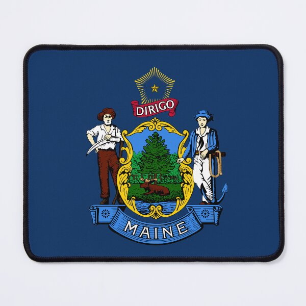 Item preview, Maine State Flag - Pine Tree State & Dirigo Heritage Pride designed and sold by NTGUILTY.