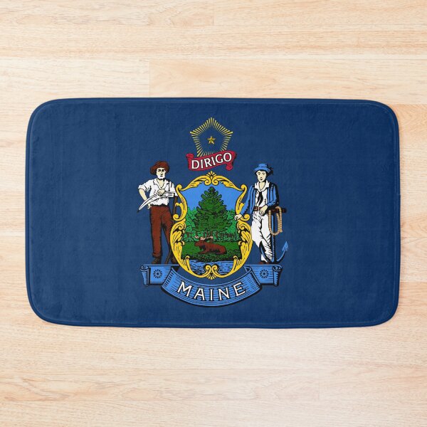 Item preview, Maine State Flag - Pine Tree State & Dirigo Heritage Pride designed and sold by NTGUILTY.