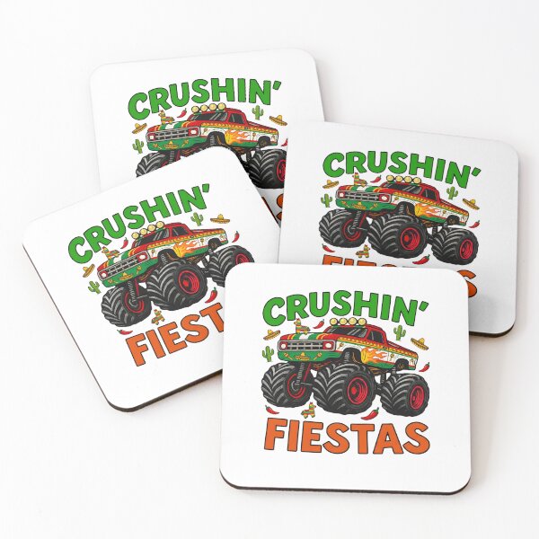 Item preview, Monster Truck Crushin Fiestas designed and sold by Szilagyiflorian.
