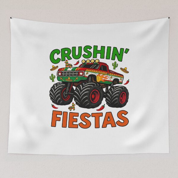 Aperçu de l'œuvre Monster Truck Crushin Fiestas créée et vendue par Szilagyiflorian.