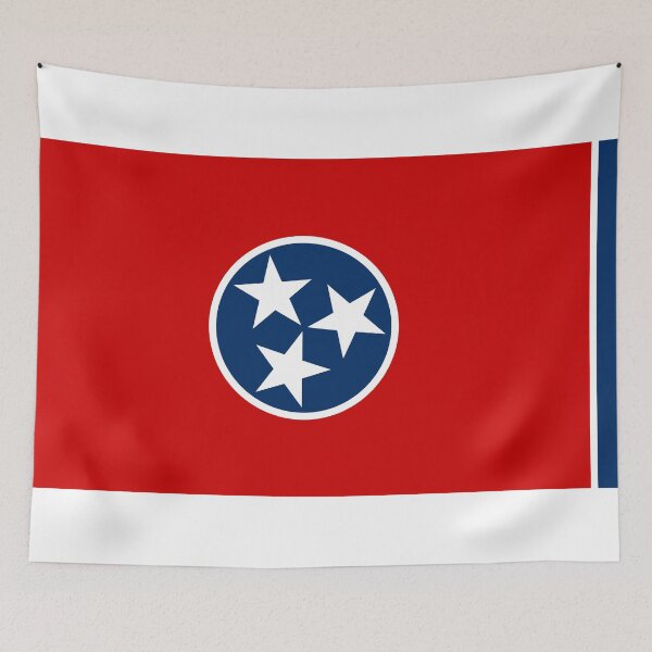 Item preview, Tennessee State Flag - Volunteer State & Three Stars Pride Heritage designed and sold by NTGUILTY.