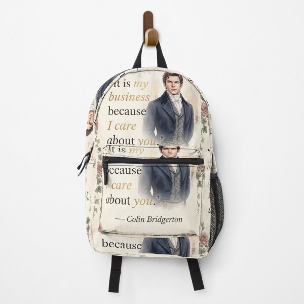 Item preview, It’s My Business Because I Care About You – Colin Bridgerton Romantic Quote designed and sold by Fandom Universe.