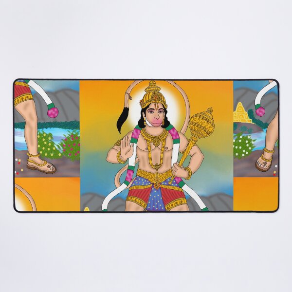 Item preview, Sacred Hanuman Sketch – Hindu Mythology Inspired Artwork designed and sold by Harshit_Digital_Arts.