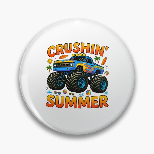 Artikelvorschau, Monster Truck Crushin Summer entworfen und verkauft von Szilagyiflorian.