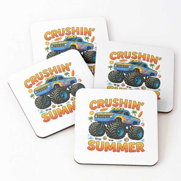 Item preview, Monster Truck Crushin Summer designed and sold by Szilagyiflorian.