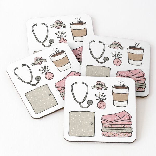 Item preview, Nurse Life Bento Box Doodle – Cute Nursing Essentials Aesthetic Design designed and sold by trendplusco.