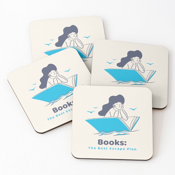 Item preview, Books: The Best Escape Plan Funny Bookworm designed and sold by Sachie's Studio.