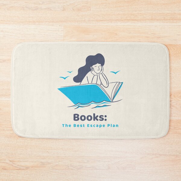 Item preview, Books: The Best Escape Plan Funny Bookworm designed and sold by Sachie's Studio.