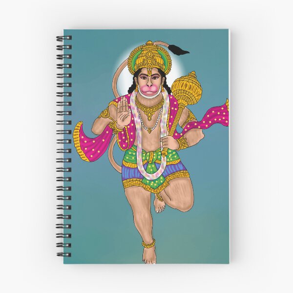 Item preview, Hanuman Spiritual Guardian Art – Powerful Hindu Illustration designed and sold by Harshit_Digital_Arts.